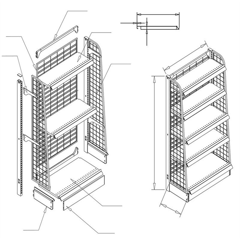 modern pharmacy shelving